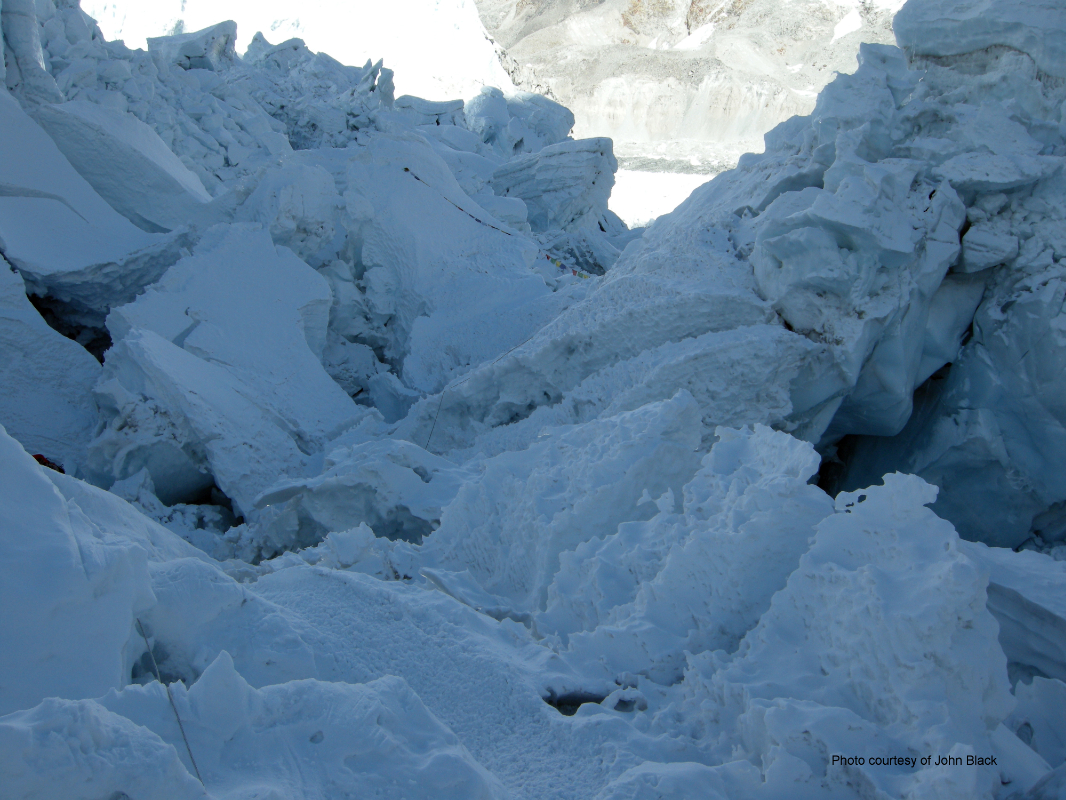 In the heart of the icefall